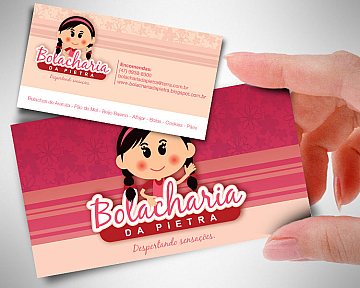 Criação de Cartão de Visita para Bolacharia da Pietra