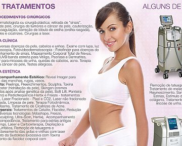 Criação de folder para Dermathos Clínica Criação de folder para Dermathos Clínica