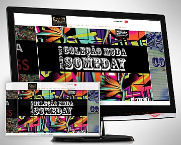 Criação e desenvolvimento de site com ferramenta exclusiva de personalização de estampas para Luli Malhas