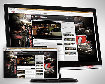 Personalização do canal do Youtube para o Drift SC Personalização do canal do Youtube para o Drift SC