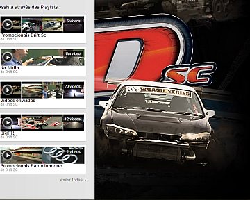 Personalização do canal do Youtube para o Drift SC Personalização do canal do Youtube para o Drift SC