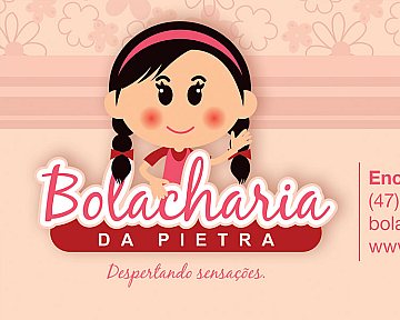 Criação de Cartão de Visita para Bolacharia da Pietra Criação de Cartão de Visita para Bolacharia da Pietra