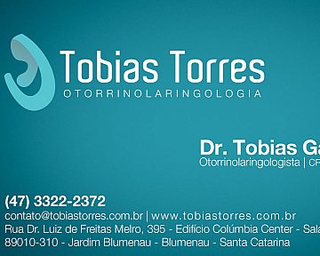 Criação de Cartão de Visita para Tobias Torres Otorrinolaringologia Criação de Cartão de Visita para Tobias Torres Otorrinolaringologia