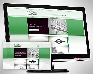 Criação e desenvolvimento de site com design responsivo para Bella Arte Criação e desenvolvimento de site com design responsivo para Bella Arte