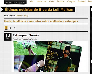 Criação e desenvolvimento de site com ferramenta exclusiva de personalização de estampas para Luli Malhas