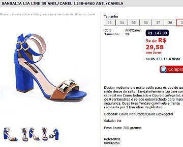 Criação de layout para o site da Pontão do Calçado