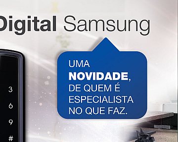 Criação de flyer para Infoten Soluções - Fechadura Digital da Samsung
