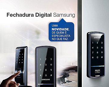 Criação de e-mail marketing para Infoten Soluções - Fechadura Digital da Samsung