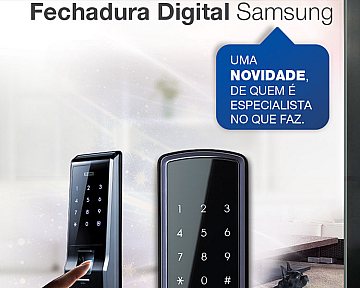 Criação de e-mail marketing para Infoten Soluções - Fechadura Digital da Samsung