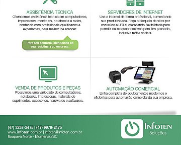 Criação de e-mail marketing Institucional para Infoten Soluções