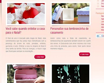 Criação e desenvolvimento de site para Costurando com Amor
