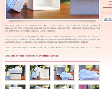 Criação e desenvolvimento de site para Costurando com Amor