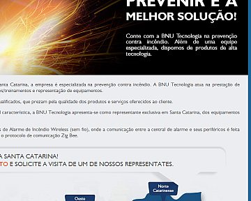 Criação e desenvolvimento de site para Bnu Tecnologia