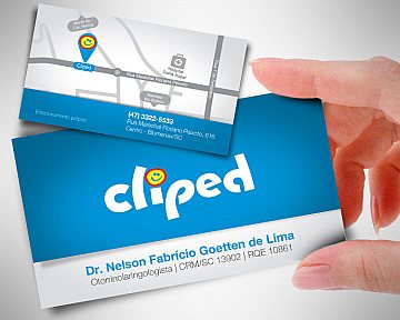 Criação de Cartão de Visita para Cliped Criação de Cartão de Visita para Cliped