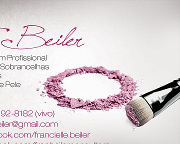 Criação de Cartão de Visita para Fran Beiler Criação de Cartão de Visita para Fran Beiler