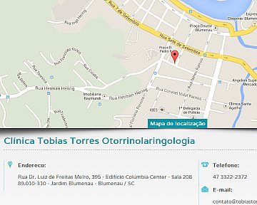 Criação e desenvolvimento de site para Tobias Torres - Otorrinolaringologia