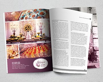 Criação de anúncio para revista, para Adriana Zim Doces Finos Criação de anúncio para revista, para Adriana Zim Doces Finos