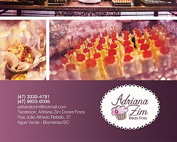 Criação de anúncio para revista, para Adriana Zim Doces Finos Criação de anúncio para revista, para Adriana Zim Doces Finos