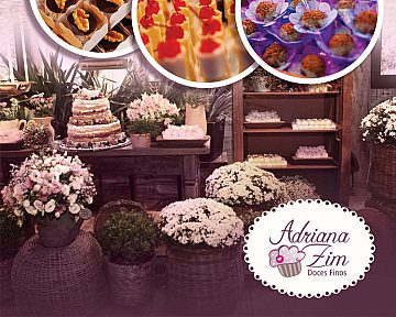 Criação de flyer para Adriana Zim Doces Finos Criação de flyer para Adriana Zim Doces Finos