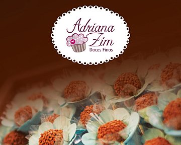 Criação de cardápio para Adriana Zim Doces Finos