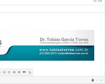Criação de assinatura de e-mail para Tobias Torres Otorrinolaringologia