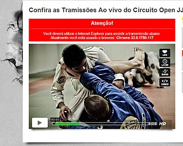 Desenvolvimento de Site para Circuito Open JJ