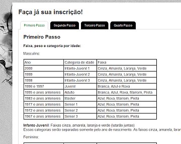 Desenvolvimento de Site para Circuito Open JJ
