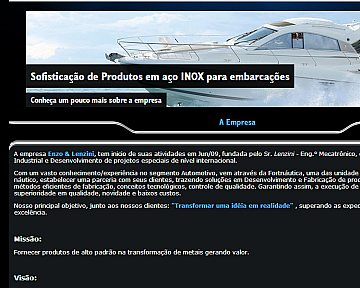 Criação e desenvolvimento de site para Fortnáutica Criação e desenvolvimento de site para Fortnáutica