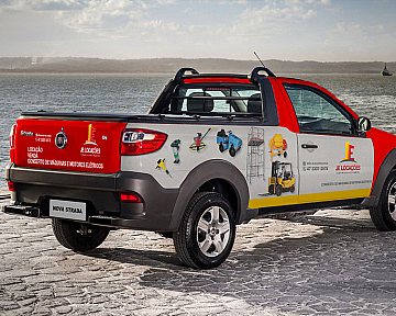 Criação de arte e design para envelopamento de frota para JE Locações Criação de arte e design para envelopamento de frota para JE Locações