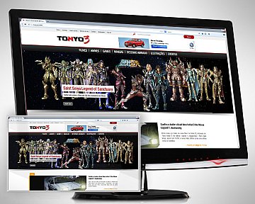 Desenvolvimento de novo site para Tokyo 3 - Canal de Animes Desenvolvimento de novo site para Tokyo 3 - Canal de Animes