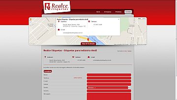 Desenvolvimento de site para Realce Etiquetas Desenvolvimento de site para Realce Etiquetas