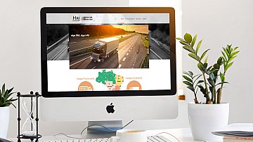 Criação e desenvolvimento de site para Hai Transportes