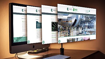 Criação e desenvolvimento de site com CMS para Corr Solutions