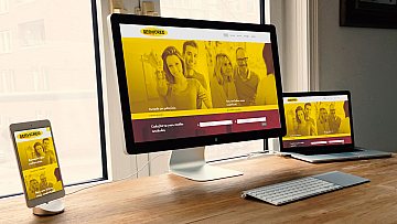Criação e desenvolvimento de site com CMS para Servicred