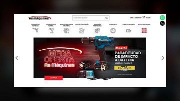 Criação de E-commerce para As Máquinas com a Plataforma Tray Criação de E-commerce para As Máquinas com a Plataforma Tray