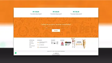 Criação de E-commerce para Acapulco Pet com a Plataforma Tray Criação de E-commerce para Acapulco Pet com a Plataforma Tray