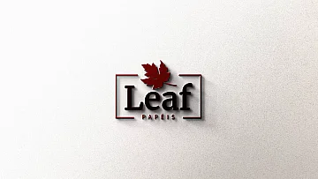 Criação de marca para Leaf Papéis