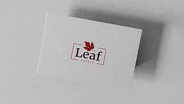 Criação de marca para Leaf Papéis
