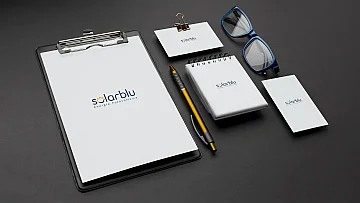 Criação de marca para Solarblu