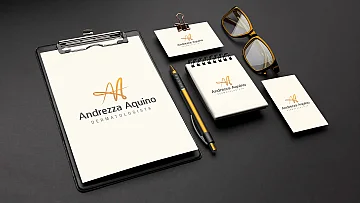 Criação de Marca para Andrezza Aquino - Dermatologista Criação de Marca para Andrezza Aquino - Dermatologista