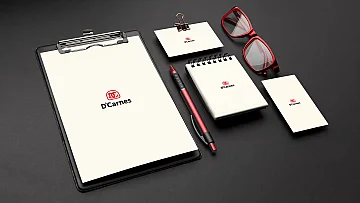 Criação de Marca para D’Carnes Criação de Marca para D’Carnes