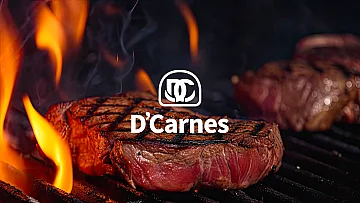 Criação de Marca para D’Carnes Criação de Marca para D’Carnes