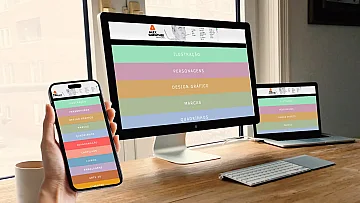 Novo layout de site para Alex Guenther em 2018