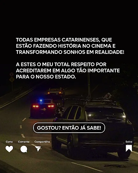 Criação de arte para carrossel de instagram para filme Descontrole- Jonathan Neves