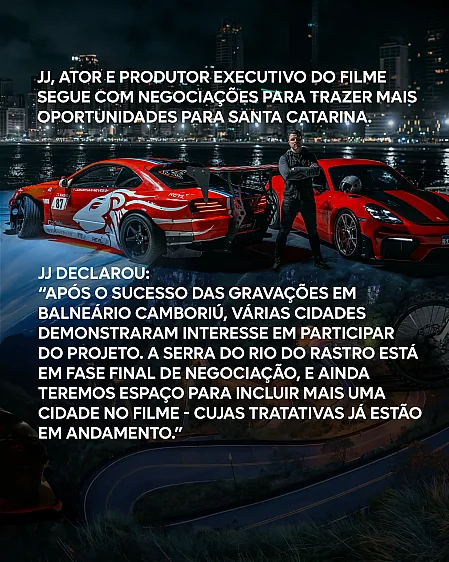 Criação de arte para carrossel de instagram para filme Descontrole- Jonathan Neves