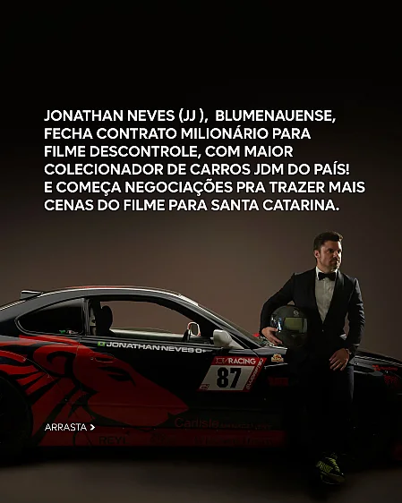 Criação de arte para carrossel de instagram para filme Descontrole- Jonathan Neves